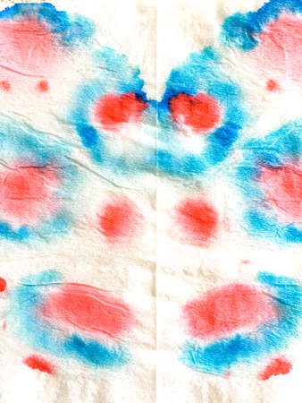 Indian Ikat. Aquarelle Organic Decoration. Paintbrush Tie Dye Canvas. Dye Background Print. Tie Dye Texture. Alcohol Ink Trendy Fabric. Tie Dye Design.の写真素材