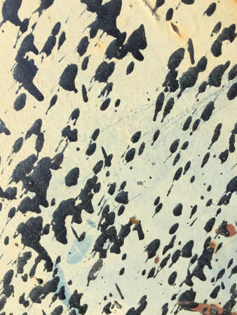Zinc Metal Texture. Metal Distressed White Ornament. Industrial Black Pattern. Background Zinc Metal Texture. Yellow Iron Print. Scratched Corroded Blanket.の写真素材