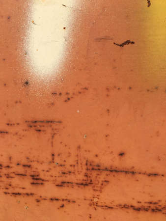 Zinc Metal Texture. Zinc Aged Yellow Sketch. Retro Yellow Surface. Background Zinc Metal Texture. White Rust Design. Old Steel Art.の写真素材