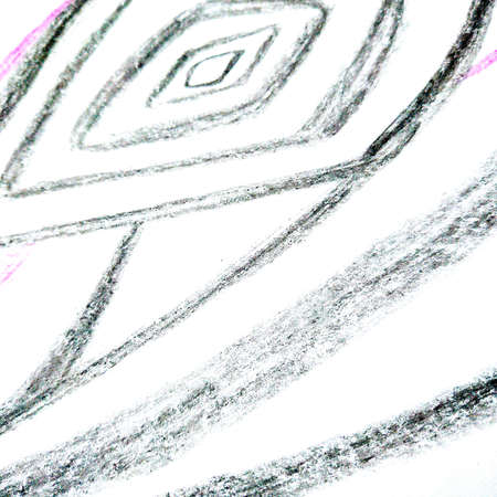 Texture Pattern Background. Freehand Ornament. Trendy Pen Surface Background Hand Drawn. Grunge Fabric. Pen Freehand Paper. Minimal Print.の写真素材