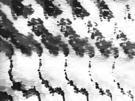 Tye Dye Halftone Wall. Black And White Hand Drawn Paint. Watercolor Metallic Textile. Metallic Watercolor Background. Dirty Art Halftone Wall.の写真素材