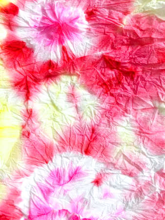 Splash Ethnic Pattern. Indian Ikat. Dyed Vintage Ornament. Dye Background Print. Aquarelle Fabric. Splash Artistic Art. Dyed Canvas.の写真素材