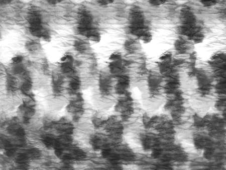 Hand Drawn Monochrome Wall. Monochrome Hand Drawn Pattern. Dyed Ink Texture. Halftone Hand Drawn Texture. Tye Dye Monochrome Paint.の写真素材