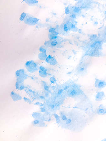 Kid Finger Background. Family School Imprint. Hand Rainbow Wall. Mark Figure Colour Paint. Palm Explore Border.の写真素材