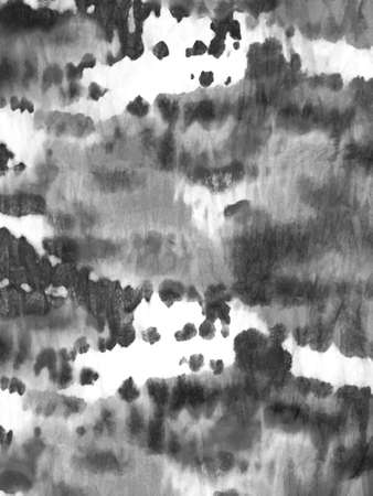 Dyed Vintage Paint. Monochrome Dyed Texture. Dirty Art Gray Pattern. Halftone Dirty Art Paint. Watercolor Halftone Wall.の写真素材