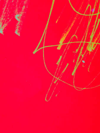Triangular Design Elements. Preschool Crayon Energy Art. Triangular Design Elements Background. Neon Geometric Hand Drawn Texture. Summer Shabbyの写真素材