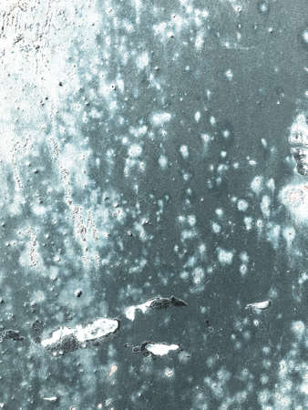 Zinc Metal Texture. Rusty Rustic Indigo Poster. Rustic Sea Paintings. Background Zinc Metal Texture. Sea Metallic Paintings. Rough Metal Picture. Corrodedの写真素材