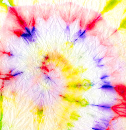 Pink Tie Dye. Die Hippie Fabric. Textile Batik Nautical Art. 1960 Tie Dye. Watercolor Boho Texture. Rose Painting Denim Design. Circular Dyed 70s. Boho Peace.の写真素材