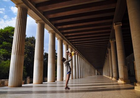 The Stoa of Attalos, Athenaのeditorial素材