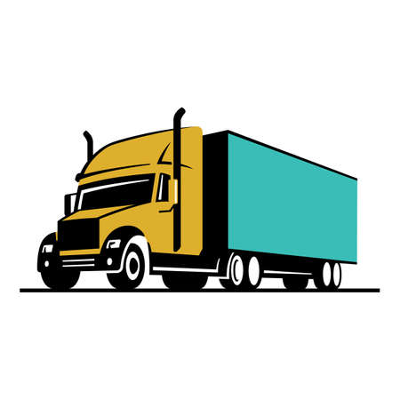 Delivery truck  design template vector illustrationのイラスト素材