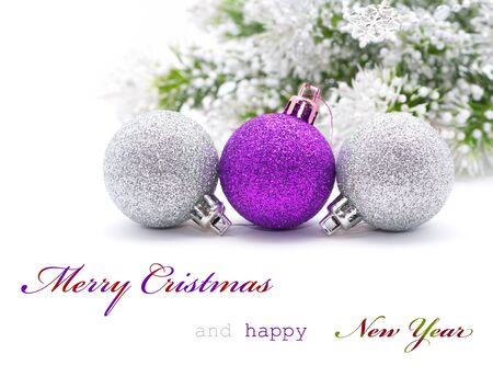Christmas greeting card with sapmle textの写真素材