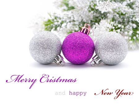 Christmas greeting card with sapmle textの写真素材