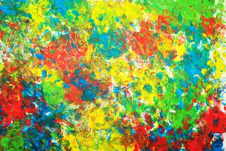 Colorful abstract background of ink paintingの写真素材