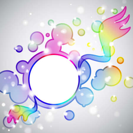 Colorful background with space for Your textのイラスト素材