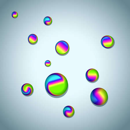 Abstract background with colorful elementsのイラスト素材