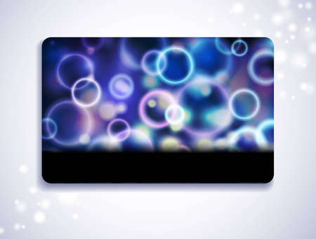 Rainbow gift card with space for Your textのイラスト素材