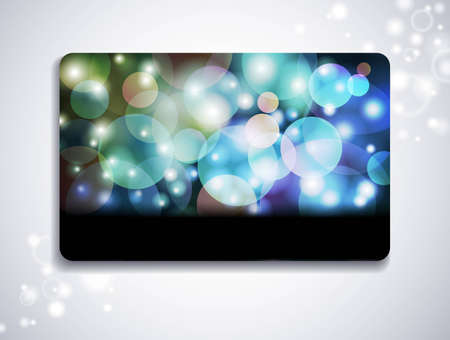 Rainbow gift card with space for Your textのイラスト素材