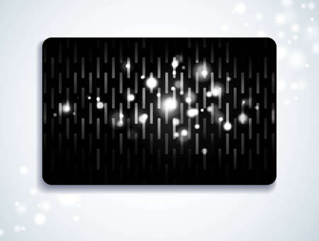 Glowing gift card with space for Your textのイラスト素材