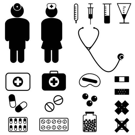 Medical icon setのイラスト素材