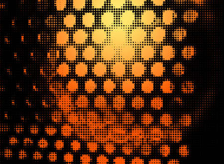 Microwave sunset, vector eps8 format