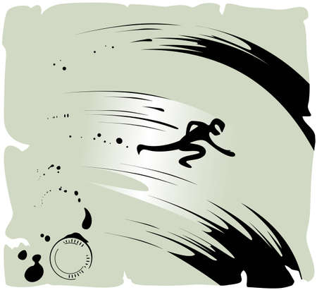 Ninja, vector eps8 illustrationのイラスト素材