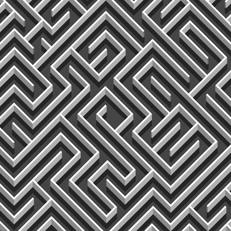 Labyrinth abstract backgroundのイラスト素材