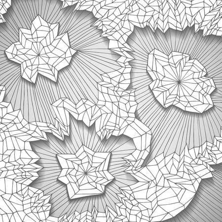 Original hand drawn abstract background, vector  illustrationのイラスト素材