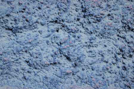 Blue cement wall texture. Background and texture for graphic design or wallpaper.