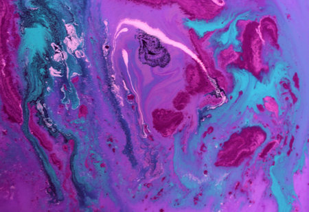 Purple and pink marbling pattern. Simple marble liquid texture.