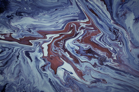 Marble abstract acrylic background. Marbling artwork texture. Agate ripple pattern. gold powder.の写真素材