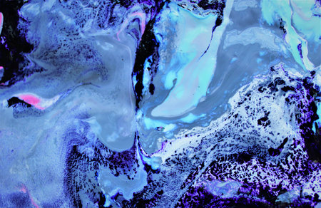 abstract background with blue and purple marble pattern, watercolor painting
