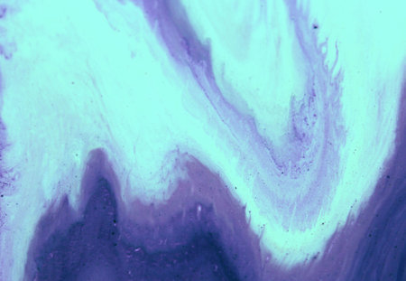 abstract background with blue and purple paint, closeup of photo