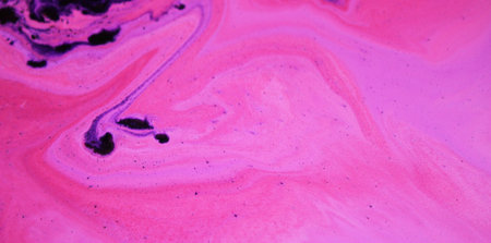 Marbled blue and pink abstract background. Liquid marble ink pattern.