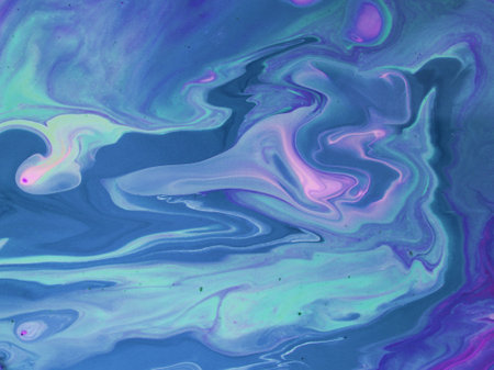 Abstract acrylic paint background. Marbling artwork texture. Agate ripple pattern. Gold powder.