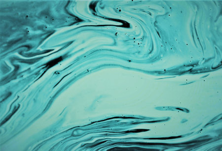 abstract background with blue and white paint, closeup of photo