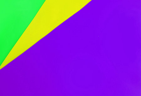 Colorful paper background. Color of the year 2019. Top view.