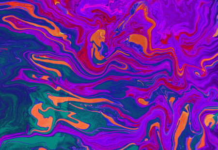 Abstract marbling floral pattern for fabric,tile design. background texture