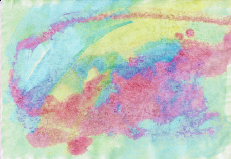 Abstract watercolor background. Hand-drawn illustration for your design.の写真素材