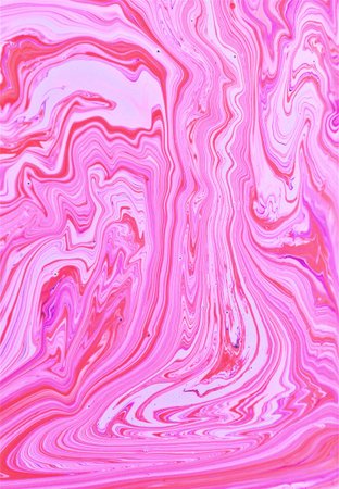 Pink abstract background. Liquid marble texture. Fluid art. Modern art.の写真素材