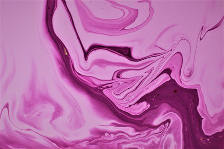 abstract background of pink and purple acrylic paint in the style of marble