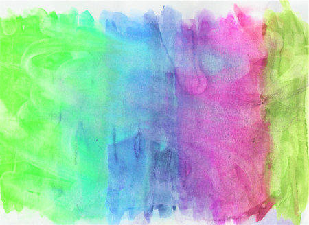Abstract colorful watercolor on paper texture can be used as background design.の写真素材