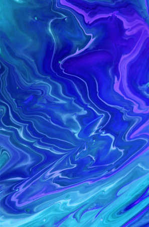 abstract background with blue and purple paint, computer generated illustration.