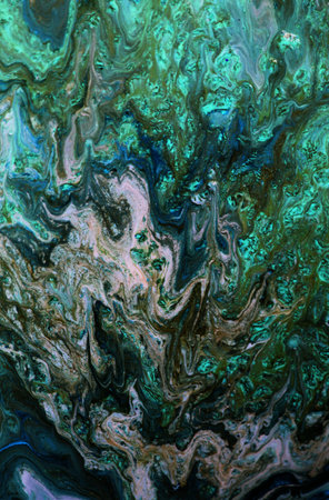 Marble abstract acrylic background. Marbling artwork texture. Agate ripple pattern. gold powder.