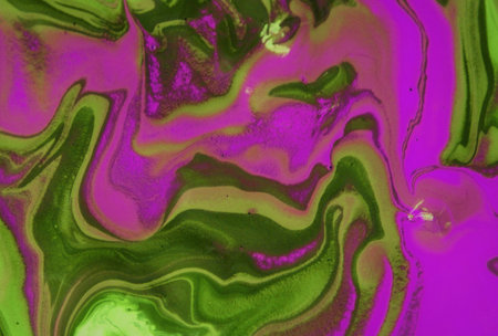 Purple and pink marbling pattern. Golden marble liquid texture.