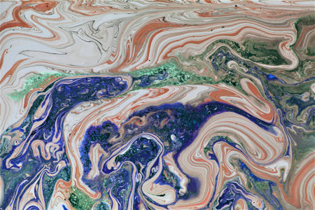 Marble abstract acrylic background. Marbling artwork texture. Agate ripple pattern. gold powder.