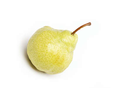 fresh pear, isolated on white.の写真素材
