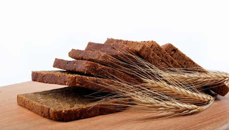 Fresh bread isolated.