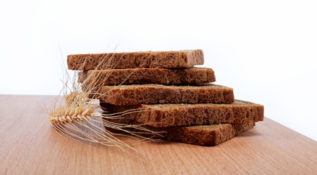 Fresh bread isolated.の写真素材