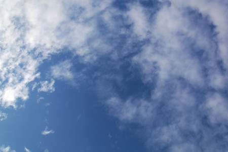 Cool blue sky with clouds air.