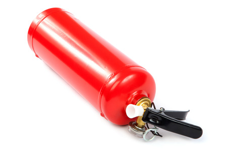 Fire extinguisher isolated on white background.